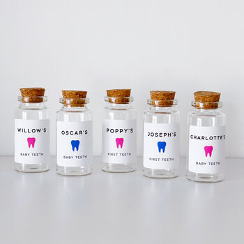 First Tooth Bottle With Personalised Label, 7 of 10