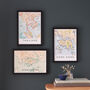 Framed And Personalised Iceland Map Print, thumbnail 4 of 4
