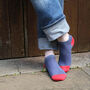 Peace Blue And Lux Taylor Blue Men's Trainer Socks Bundle, thumbnail 3 of 7