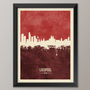 Liverpool Skyline Print And Box Canvas, thumbnail 3 of 7