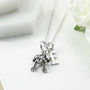 Sterling Silver Frog Necklace, thumbnail 3 of 4