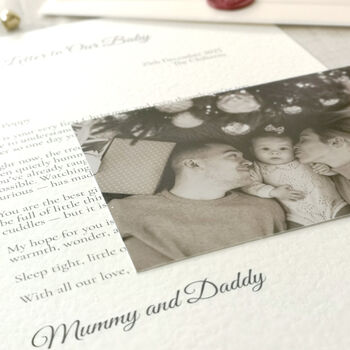 A Letter To Our Baby First Christmas Keepsake, 10 of 12