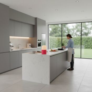 Beehive Table Lamp | Modern Ribbed Desk Light, 6 of 12