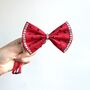 Valentines Red Sparkle Pet Bow Tie, thumbnail 2 of 7