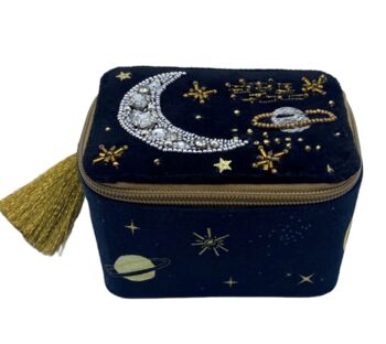 Embroidered After Dark Jewellery Box, 4 of 4