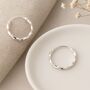 Sterling Silver Twisted Huggie Hoop Sleeper Earrings, thumbnail 1 of 12