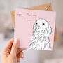 Personalised Golden Retriever Mother's Day Card, thumbnail 1 of 2