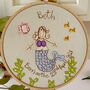 Celebration Embroidery Hoop, For A Girl, thumbnail 2 of 5