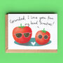 Tomatoes Card For Dad, Daddy Or Grandad, thumbnail 2 of 4