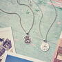 Ellipse Border St Christopher Personalised Necklace, thumbnail 1 of 12