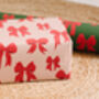 Christmas Bows Luxury Wrapping Paper, thumbnail 3 of 3