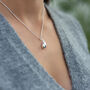 Silver Raindrop Necklace, thumbnail 1 of 2