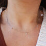 Leaf Petal Chain Necklace 9ct Gold Or Sterling Silver, thumbnail 2 of 5