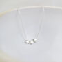 Sterling Silver Star Bead Necklace, thumbnail 3 of 6