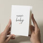 Simple New Baby Card, thumbnail 1 of 2