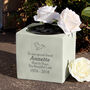 Personalised Dove Graveside Flower Memorial Holder, thumbnail 1 of 2