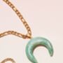 Amazonite Crescent Necklace, thumbnail 4 of 4