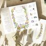 Spring Wedding Gatefold Invitation, thumbnail 1 of 10