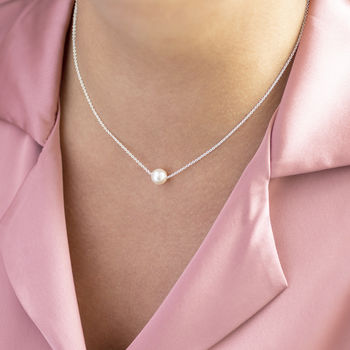 Floating Pearl Necklace, 2 of 8
