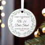 Personalised First Christmas In Our New Home Bauble, thumbnail 2 of 3