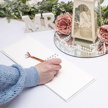 Botanical Wreath Wedding Card Post Box, 5 of 5