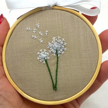Dandelion Embroidery/Up Cycling Clothing Kit, 9 of 10