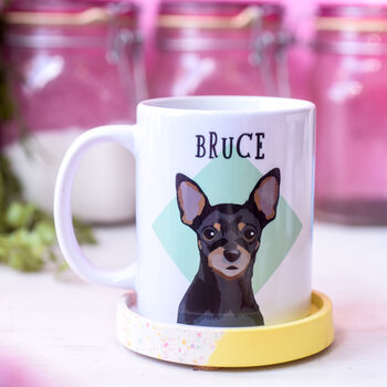 Personalised Dog Diamond Mug Dog Lover Gift, 5 of 12