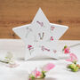 Personalised Birth Flower Wooden Decoration, thumbnail 1 of 2