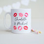 Personalised Valentines Day Mug With Lipstick Kisses, thumbnail 3 of 4