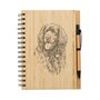 Personalised Sussex Spaniel Dog Engraved Notebook And Pen Set, thumbnail 2 of 2
