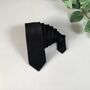 Luxury Black Silk Neck Tie – Timeless And Elegant, thumbnail 8 of 8