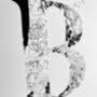 'Letter B' Linear Illustration Print, thumbnail 5 of 6