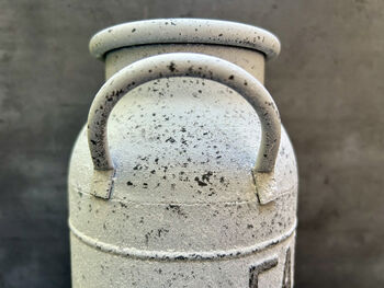 White Metal Milk Churn Vase – Round Decorative, 12 of 12