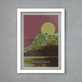 Walla Crag Sunset Lake District Poster Print, 2 of 4