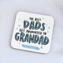 Personalised Best Dads Get Promoted To Grandad Mug, thumbnail 2 of 2