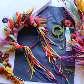 Rainbow Festival Flower Crown Kit, 2 of 7