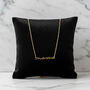 Mama Script Necklace Pregnancy Gift In 18k Gold, thumbnail 2 of 6