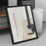 Acoustic Guitar Print | Guitarist Music Poster, thumbnail 1 of 6