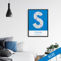 Stirling City Map Wall Art Print, thumbnail 3 of 9