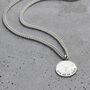 Personalised Men’s Molten Disc Necklace, thumbnail 1 of 8