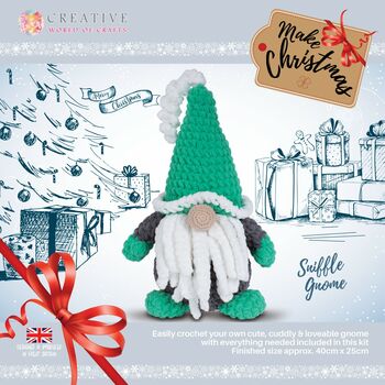 Sniffle Gnomes Make Christmas Crochet Kit, 2 of 2