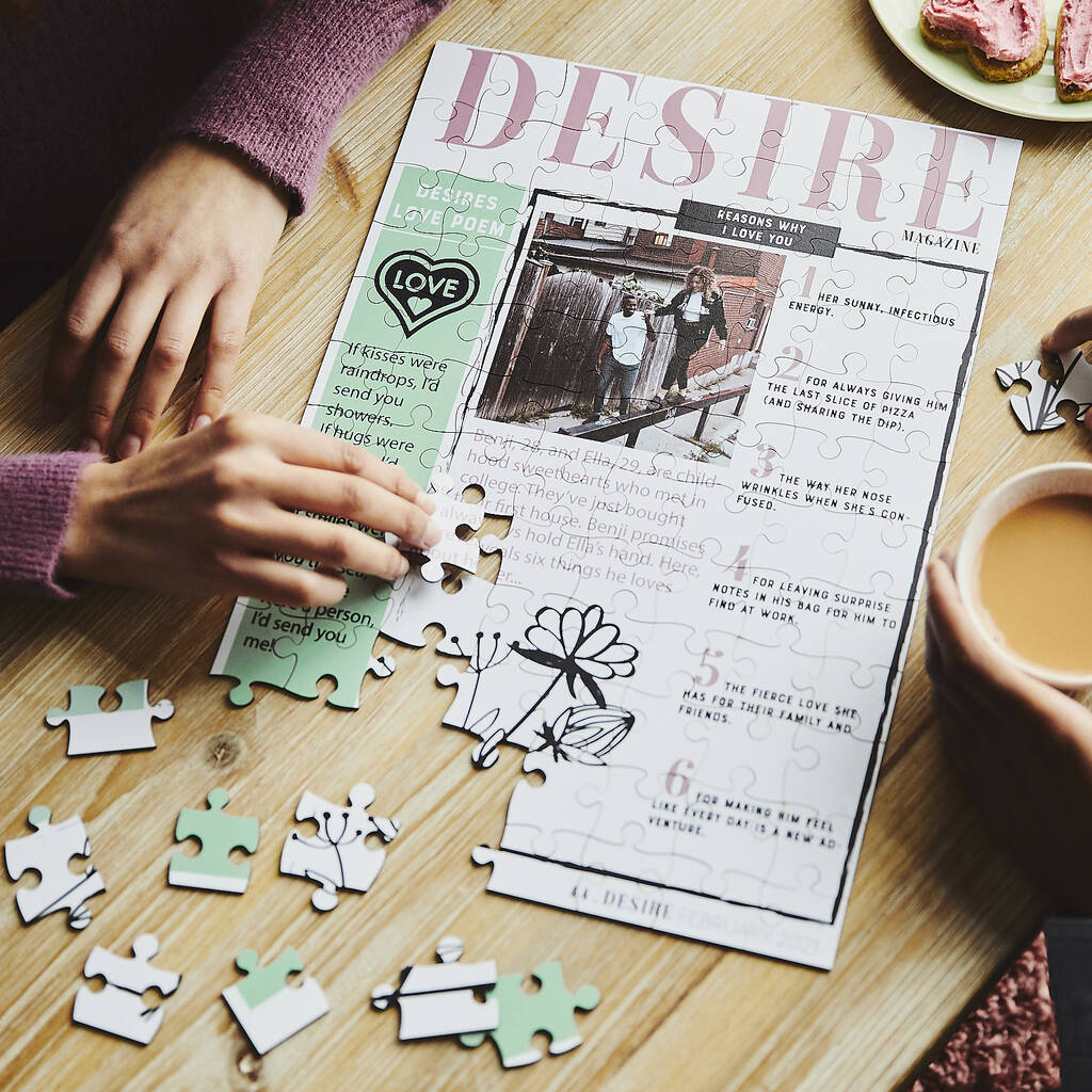 Personalised Magazine Style Reasons Why Puzzle, 1 of 2