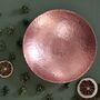 7th Anniversary Copper Bowl, Large Hammered, thumbnail 3 of 8