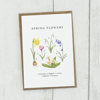 Spring Flowers Card, 2 of 3