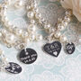 Personalised Crystal Elegance Four Row Pearl Bracelet, thumbnail 6 of 8