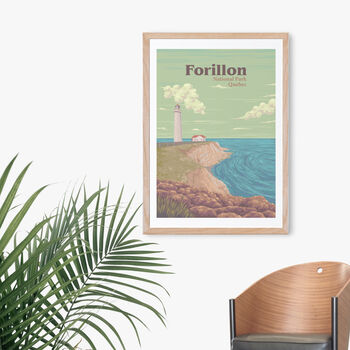 Forillon National Park Quebec Canada Travel Poster, 4 of 8