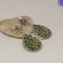 Green Emerald Sterling Silver Earrings, thumbnail 7 of 7