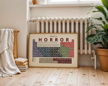 Elements Of Horror Periodic Table Art Print, 9 of 12