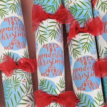 Here's To A Wonderful Christmas, Handmade Crackers, 2 of 3
