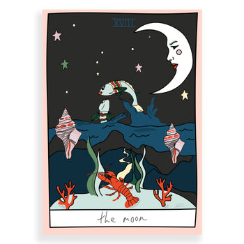 'The Moon' Tarot Inspired Print, 3 of 4